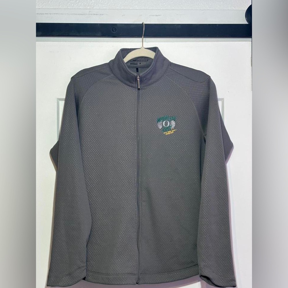 Men's Gray 2012 Oregon Ducks Rose Bowl Champions Nike Golf Jacket